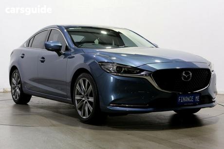 Blue 2019 Mazda 6 Wagon Gt