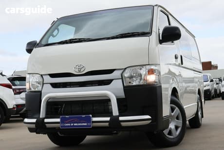 White 2016 Toyota HiAce Van Lwb