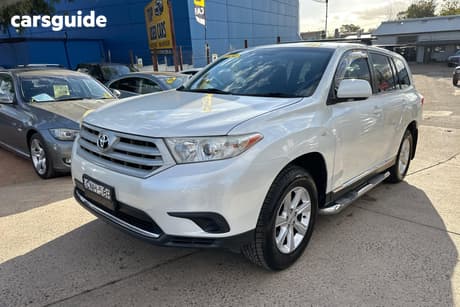 White 2013 Toyota Kluger Wagon Kx-R (Fwd) 7 Seat