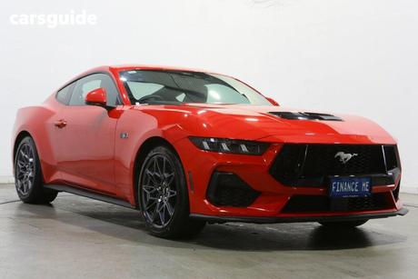 Red 2025 Ford Mustang Fastback Gt 5.0 V8