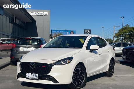 White 2025 Mazda Mazda2 Sedan G15 Gt