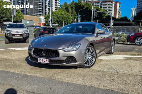 Grey 2015 Maserati Ghibli Sedan