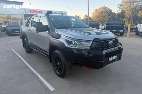Silver 2021 Toyota Hilux Double Cab Pick Up Rugged X (4X4)