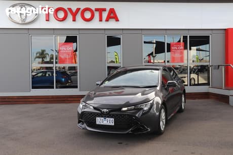 Grey 2024 Toyota Corolla Hatchback Ascent Sport