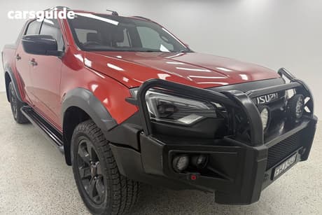 Orange 2024 Isuzu D-MAX Crew Cab Utility X-Terrain (4X4)