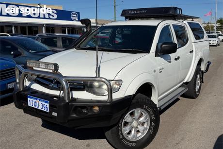 White 2012 Mitsubishi Triton Double Cab Utility Glx (4X4)