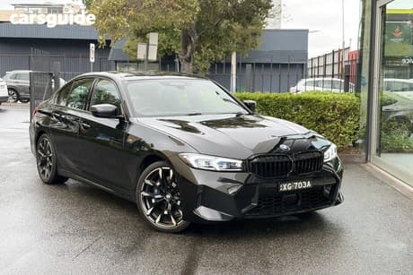 Black 2025 BMW 330I Sedan