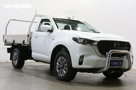White 2023 Mazda BT-50 Freestyle Cab Chassis Xt (4X2)