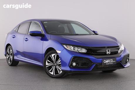 Blue 2017 Honda Civic Sedan Vti-L
