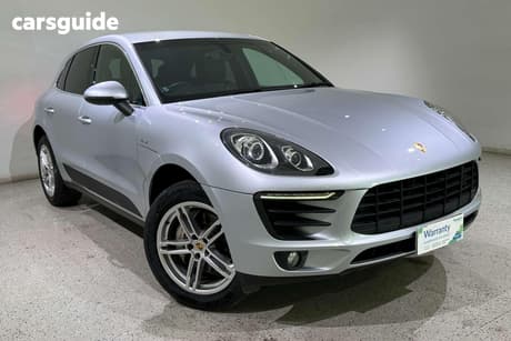 Silver 2014 Porsche Macan Wagon S Diesel