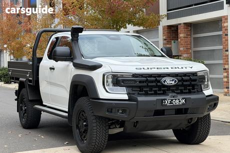 White 2026 Ford RANGER SUPER DUTY Ute Tray 4X4