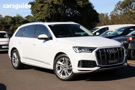 White 2021 Audi Q7 Wagon 50 Tdi Quattro Mhev