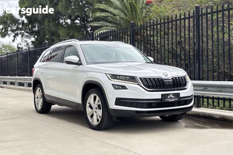 White 2017 Skoda Kodiaq Wagon 132 Tsi (4X4)