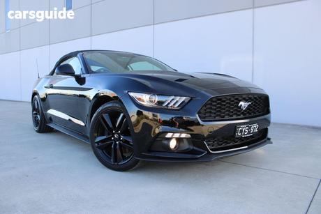 Black 2017 Ford Mustang Convertible 2.3 Gtdi
