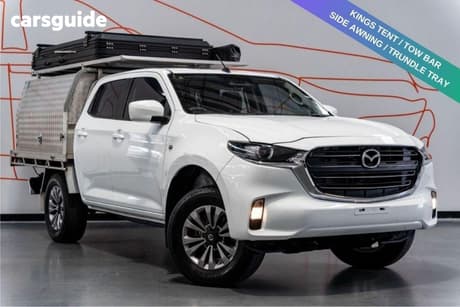 White 2021 Mazda BT-50 Dual Cab Chassis Xt (4X4)