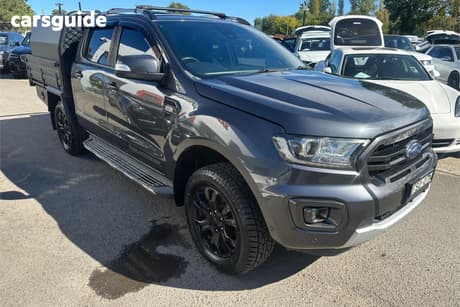 Grey 2021 Ford Ranger Double Cab Pick Up Wildtrak 3.2 (4X4)