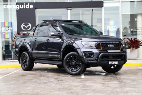 Black 2022 Ford Ranger Double Cab Pick Up Wildtrak 2.0 (4X4)