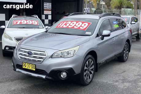 Silver 2015 Subaru Outback Wagon 2.5I