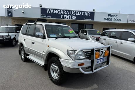 Silver 2002 Toyota Landcruiser Prado Wagon Vx (4X4)