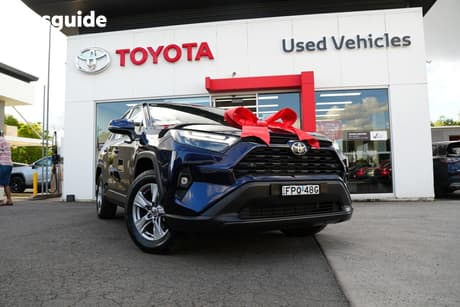 Blue 2025 Toyota RAV4 SUV