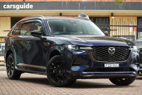 Blue 2025 Mazda CX-80 Wagon D50E Gt