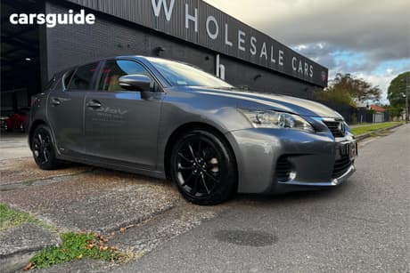 Grey 2011 Lexus CT200H Hatchback Luxury