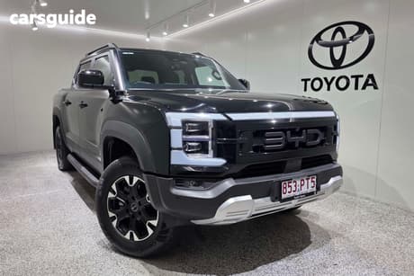 Black 2025 BYD Shark 6 Dual Cab Utility Dual Motor Premium