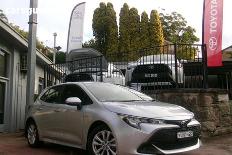 Silver 2025 Toyota Corolla Hatchback Ascent Sport Hybrid