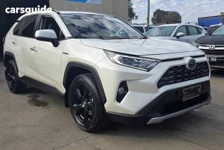 White 2020 Toyota RAV4 Wagon Cruiser Awd Hybrid