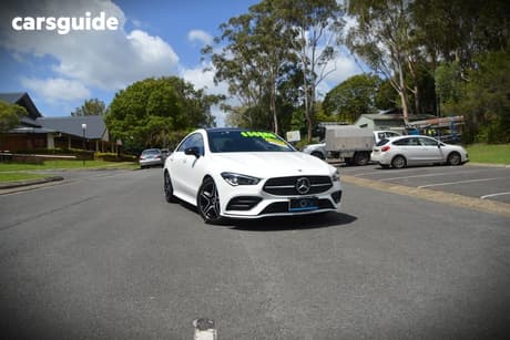 White 2019 Mercedes-Benz CLA200 Coupe 200