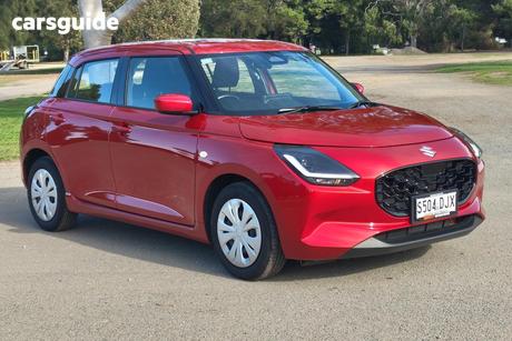 Red 2025 Suzuki Swift Hatchback Hybrid