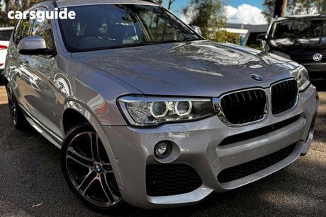 Silver 2016 BMW X3 Wagon Xdrive 20I