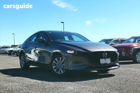 Grey 2024 Mazda 3 Hatchback G20 Pure