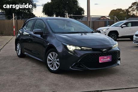 Grey 2024 Toyota Corolla Hatchback Ascent Sport + Convenience Pk