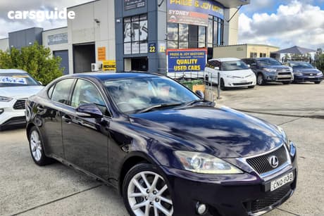 Purple 2010 Lexus IS350 Sedan Prestige