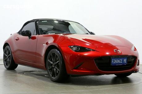 Red 2015 Mazda MX-5 Roadster