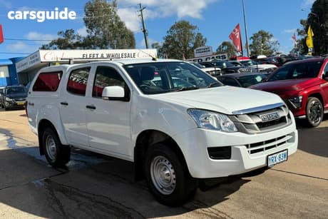 White 2016 Isuzu D-MAX Crew Cab Utility Sx Hi-Ride (4X4)