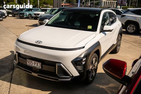 White 2026 Hyundai Kona Wagon Hybrid Premium