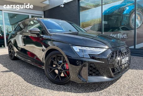 Black 2025 Audi RS 3 Hatch (NO BADGE)