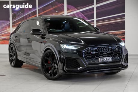 Black 2020 Audi RS Q8 Wagon Tfsi Quattro Mhev