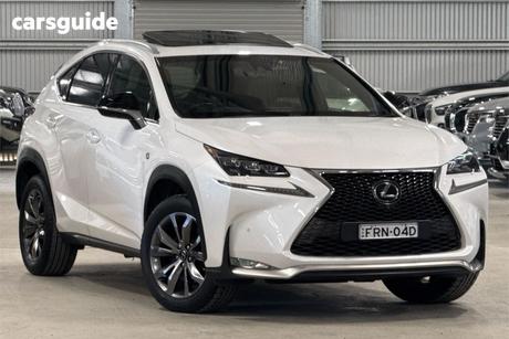 White 2015 Lexus NX200T Wagon F Sport (Awd)
