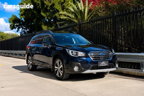 Blue 2019 Subaru Outback Wagon 2.5I Premium