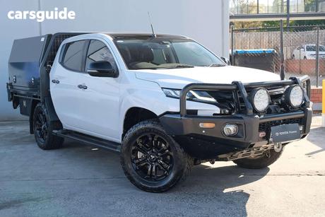 White 2020 Mitsubishi Triton Double Cab Pick Up Gsr (4X4)
