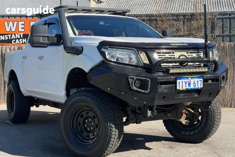 White 2015 Nissan Navara Dual Cab Utility St (4X4)