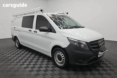 White 2019 Mercedes-Benz Vito Van 116 Bluetec Lwb