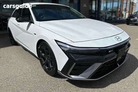 White 2026 Hyundai I30 Sedan N Line Premium