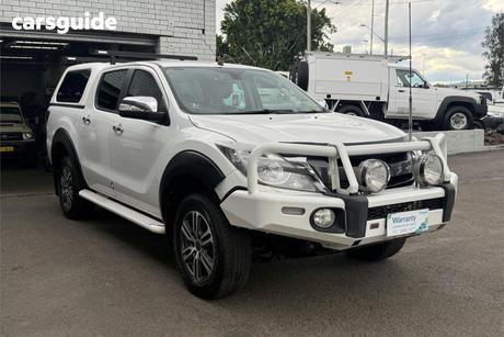 White 2017 Mazda BT-50 Dual Cab Utility Gt (4X4)