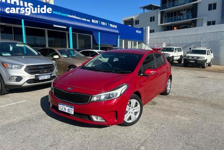 Red 2017 Kia Cerato Hatchback S