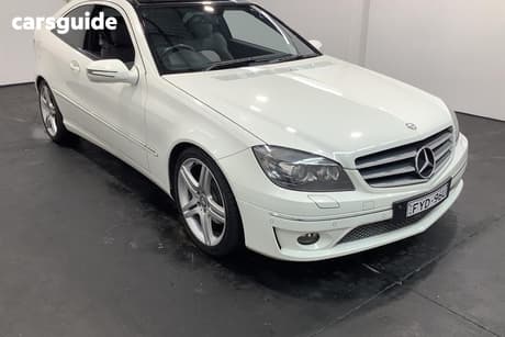 White 2009 Mercedes-Benz CLC200 Coupe Kompressor