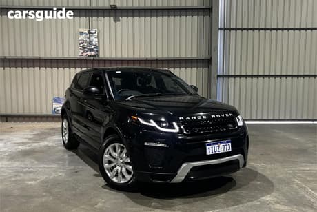 Black 2018 Land Rover Range Rover Evoque Wagon Td4 (110Kw) Se Dynamic